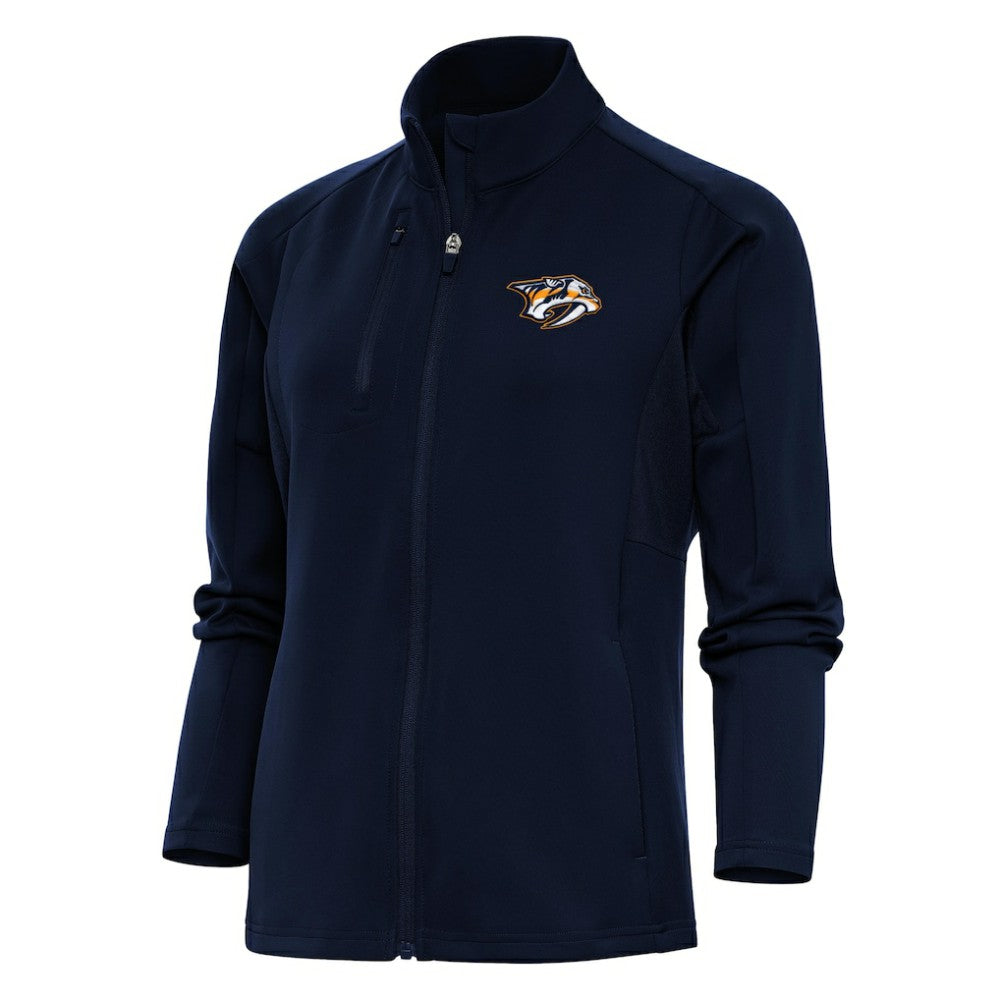 Nashville Predators Antigua Women's Team Logo Generation Full-Zip Jacket - Navy - NHL