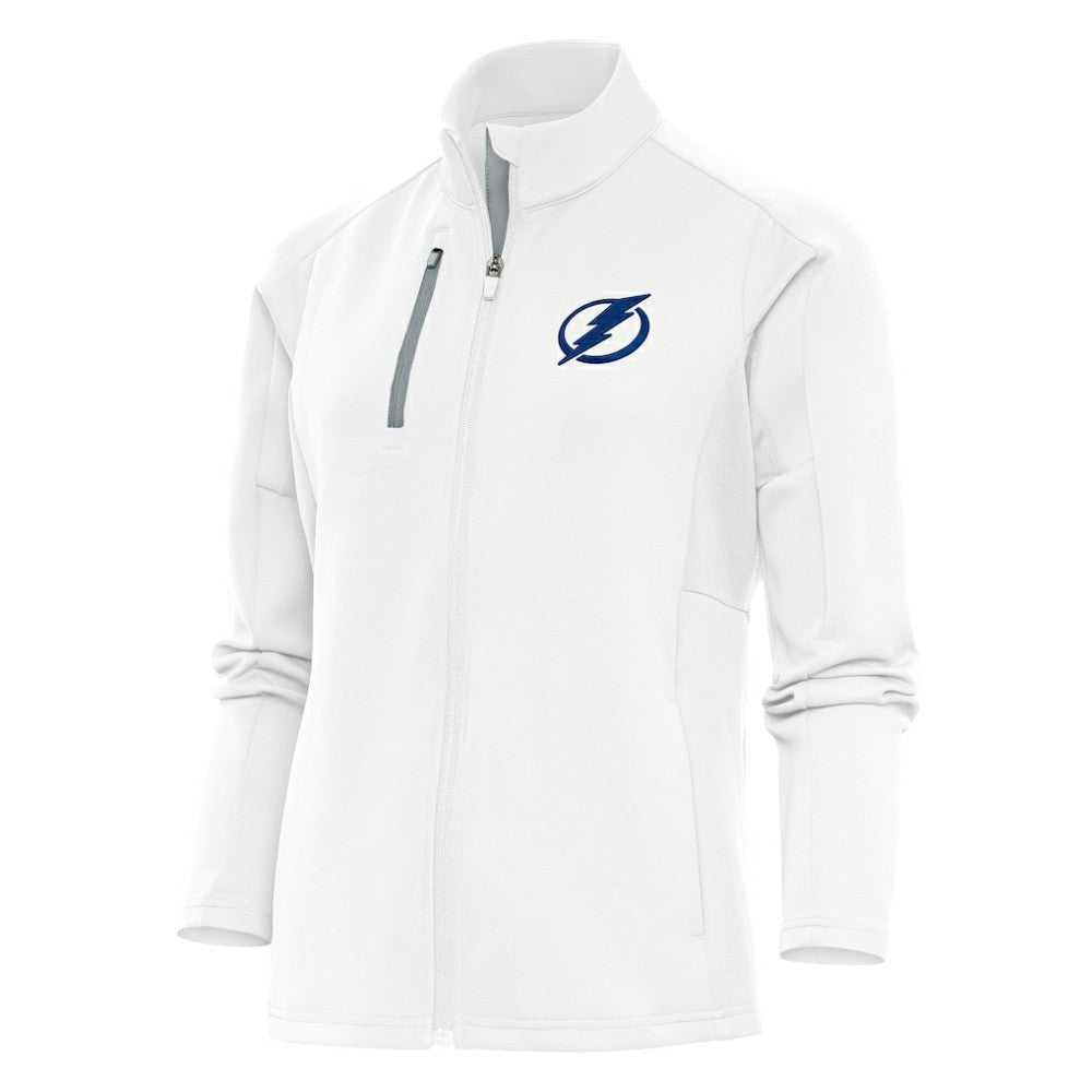 Tampa Bay Lightning Antigua Women's Team Logo Generation Full-Zip Jacket - White - NHL
