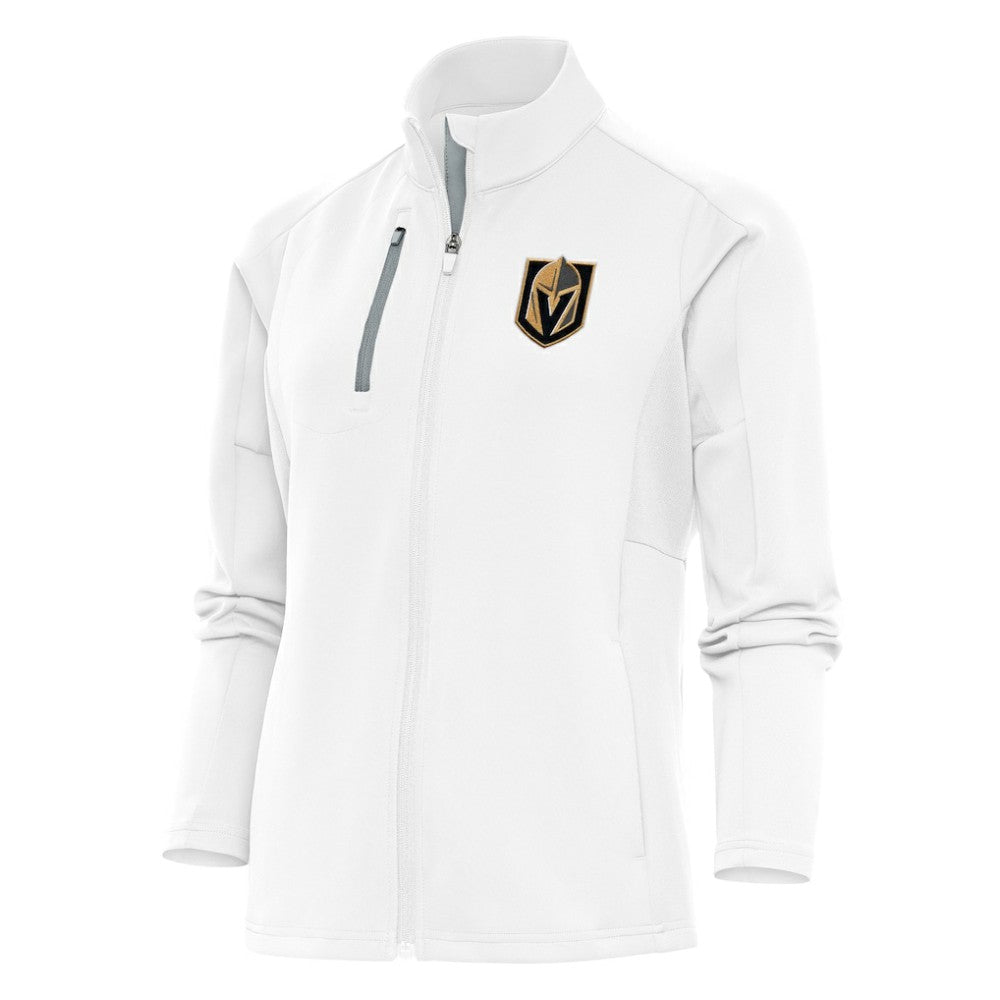 Vegas Golden Knights Antigua Women's Team Logo Generation Full-Zip Jacket - White - NHL