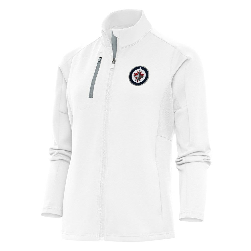 Winnipeg Jets Antigua Women's Team Logo Generation Full-Zip Jacket - White - NHL