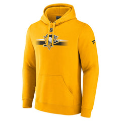 Pittsburgh Penguins Fanatics Authentic Pro Secondary Pullover Hoodie - Gold - NHL