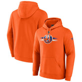 New York Islanders Fanatics Authentic Pro Secondary Pullover Hoodie - Orange - NHL