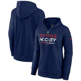 Washington Capitals Fanatics Women's Authentic Pro Pullover Hoodie - Navy - NHL