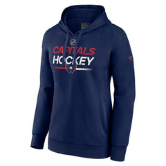 Washington Capitals Fanatics Women's Authentic Pro Pullover Hoodie - Navy - NHL
