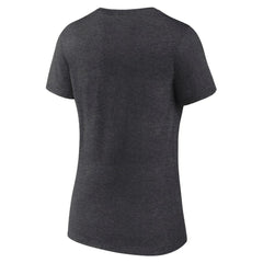 Nashville Predators Fanatics Women's Authentic Pro Primary V-Neck T-Shirt - Heather Charcoal - NHL