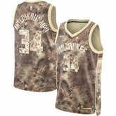 Giannis Antetokounmpo Milwaukee Bucks Unisex Select Series Swingman Jersey Brown - NBA