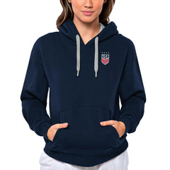 USWNT Antigua Women's Victory Pullover Hoodie Navy - FIFA World CUP