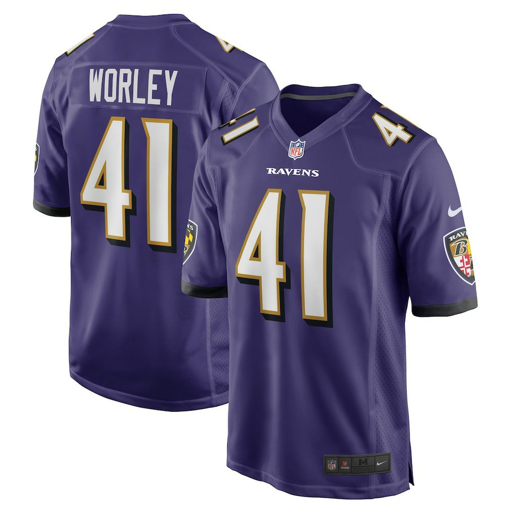 Daryl Worley Baltimore Ravens Game Player Jersey Purple | Nike for Sale