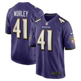Daryl Worley Baltimore Ravens Game Player Jersey Purple | Nike for Sale