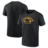 Boston Bruins Shoulder Patch Logo T-Shirt - Black - NHL