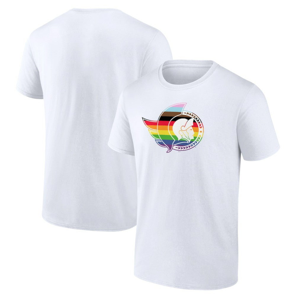 Ottawa Senators Team Pride Logo T-Shirt - White - NHL