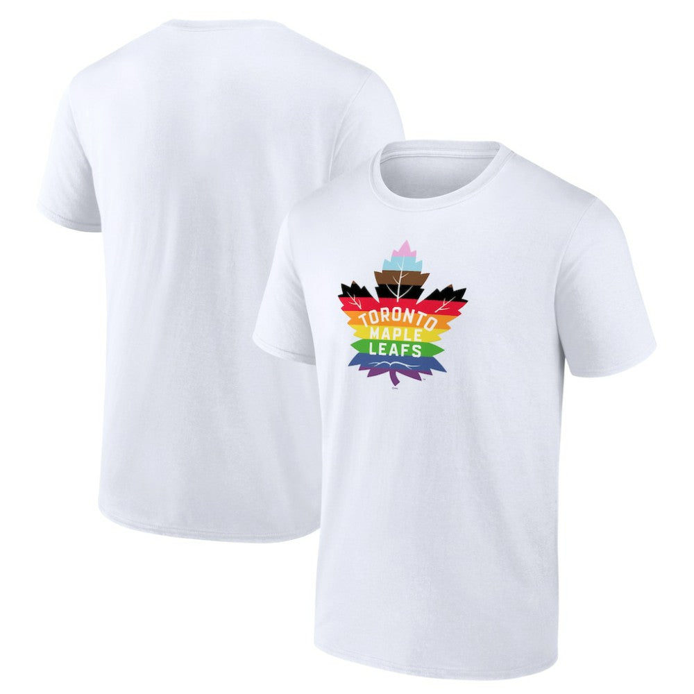 Toronto Maple Leafs Team Pride Logo T-Shirt - White - NHL
