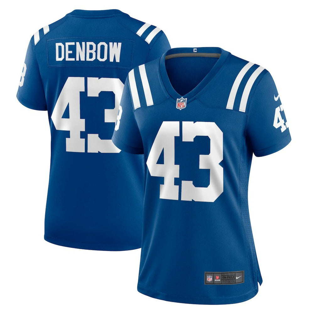 Trevor Denbow Indianapolis Colts Women's Game Player Jersey Royal | Nike for Sale