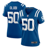 Segun Olubi Indianapolis Colts Women's Game Player Jersey Royal | Nike for Sale