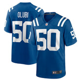 Segun Olubi Indianapolis Colts Game Player Jersey Royal | Nike for Sale