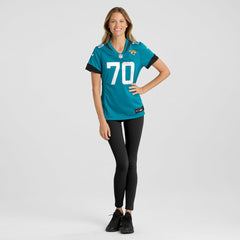 Cole Van Lanen Jacksonville Jaguars Women's Game Player Jersey Teal | Nike for Sale