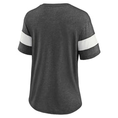 Pittsburgh Penguins Fanatics Women's Special Edition 2.0 Ring The Alarm V-Neck T-Shirt - Heather Charcoal - NHL
