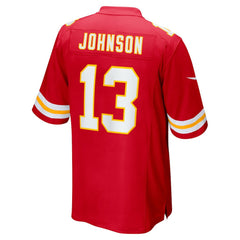 Nazeeh Johnson Kansas City Chiefs Game Player Jersey Red | Nike for Sale