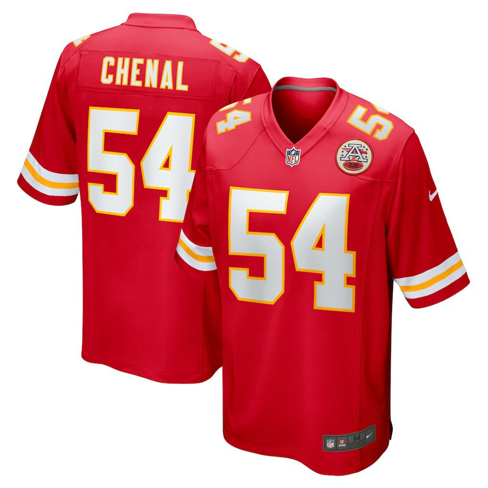 Leo Chenal Kansas City Chiefs Game Player Jersey Red | Nike for Sale