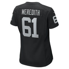 Jordan Meredith Las Vegas Raiders Women's Game Player Jersey Black | Nike for Sale