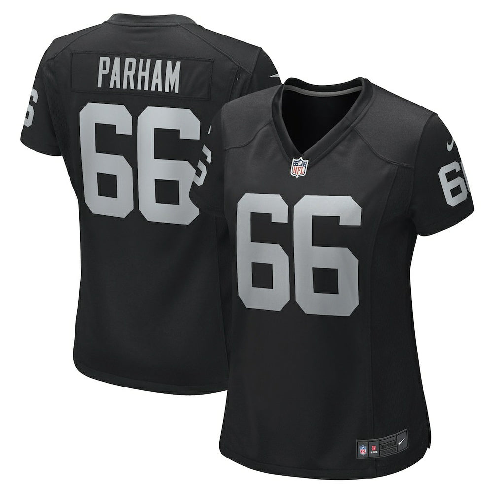 Dylan Parham Las Vegas Raiders Women's Game Player Jersey Black | Nike for Sale