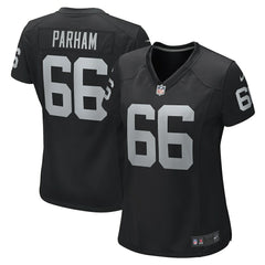 Dylan Parham Las Vegas Raiders Women's Game Player Jersey Black | Nike for Sale