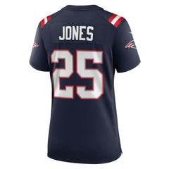 Marcus Jones New England Patriots Women's Game Jersey Navy | Nike for Sale