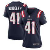 Brenden Schooler New England Patriots Women's Game Jersey Navy | Nike for Sale