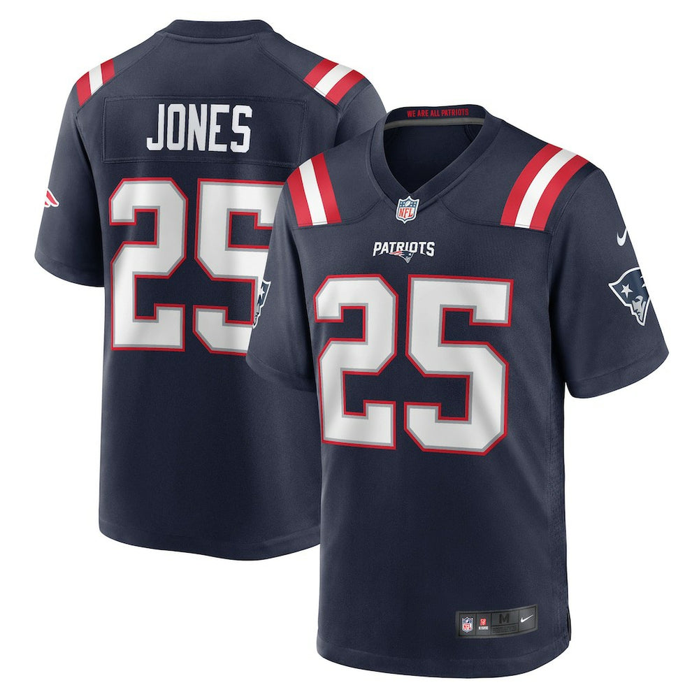 Marcus Jones New England Patriots Game Player Jersey Navy | Nike for Sale