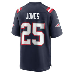 Marcus Jones New England Patriots Game Player Jersey Navy | Nike for Sale