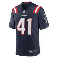 Brenden Schooler New England Patriots Game Player Jersey Navy | Nike for Sale