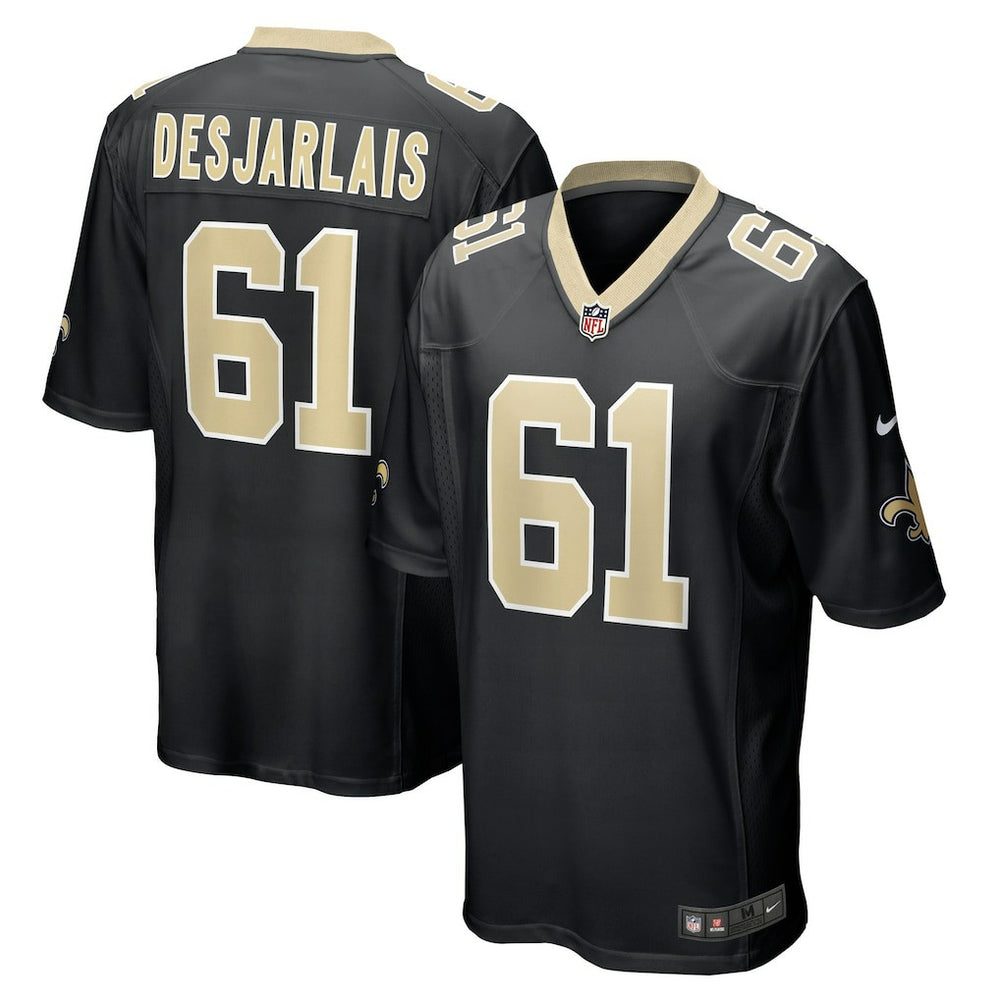 Drew Desjarlais New Orleans Saints Game Player Jersey Black | Nike for Sale