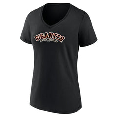 San Francisco Giants Women's Spanish Logo V-Neck T-Shirt - MLB