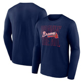 Atlanta Braves Pitch Out Long Sleeve T-Shirt - MLB