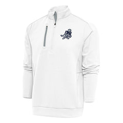 Dallas Cowboys Antigua Team Logo Throwback Generation Quarter-Zip Pullover Top White | NFL