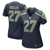 Riq Woolen Seattle Seahawks Women's Team Game Jersey College Navy | Nike for Sale