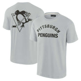 Pittsburgh Penguins Fanatics Unisex Elements Super Soft Short Sleeve T-Shirt - Gray - NHL