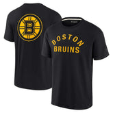 Boston Bruins Fanatics Unisex Elements Super Soft Short Sleeve T-Shirt - Black - NHL