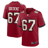 Luke Goedeke Tampa Bay Buccaneers Game Player Jersey Red | Nike for Sale