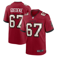 Luke Goedeke Tampa Bay Buccaneers Game Player Jersey Red | Nike for Sale