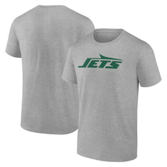 New York Jets Primary Logo T-Shirt Heather Gray | Fanatics