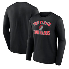 Portland Trail Blazers Victory Arch Team Long Sleeve T-Shirt Black - NBA