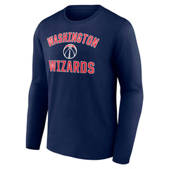 Washington Wizards Victory Arch Team Long Sleeve T-Shirt Navy - NBA