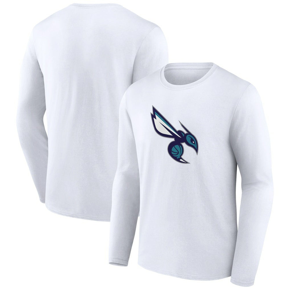 Charlotte Hornets Alternate Logo Long Sleeve T-Shirt White - NBA
