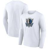 Dallas Mavericks Alternate Logo Long Sleeve T-Shirt White - NBA