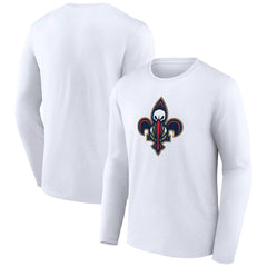 New Orleans Pelicans Alternate Logo Long Sleeve T-Shirt White - NBA