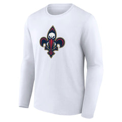New Orleans Pelicans Alternate Logo Long Sleeve T-Shirt White - NBA