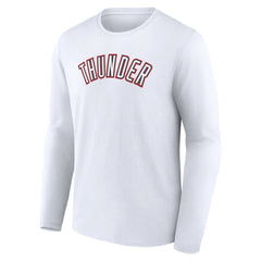 Oklahoma City Thunder Alternate Logo Long Sleeve T-Shirt White - NBA