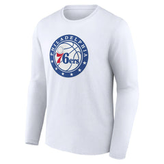 Philadelphia 76ers Alternate Logo Long Sleeve T-Shirt White - NBA