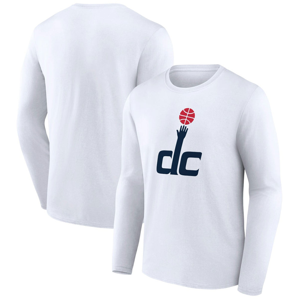 Washington Wizards Alternate Logo Long Sleeve T-Shirt White - NBA